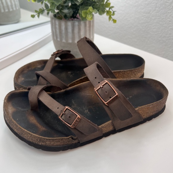 Birkenstock Mayari Birkibuc Mocha Sandal 37 - Picture 3 of 9